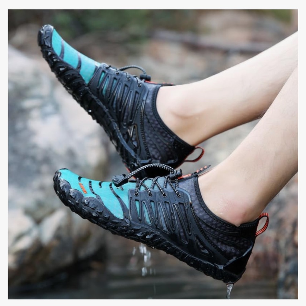 UBFEN Hiking Water Shoes for Men Women Beach Aqua Swim Walking Shoes Size 43/XXL